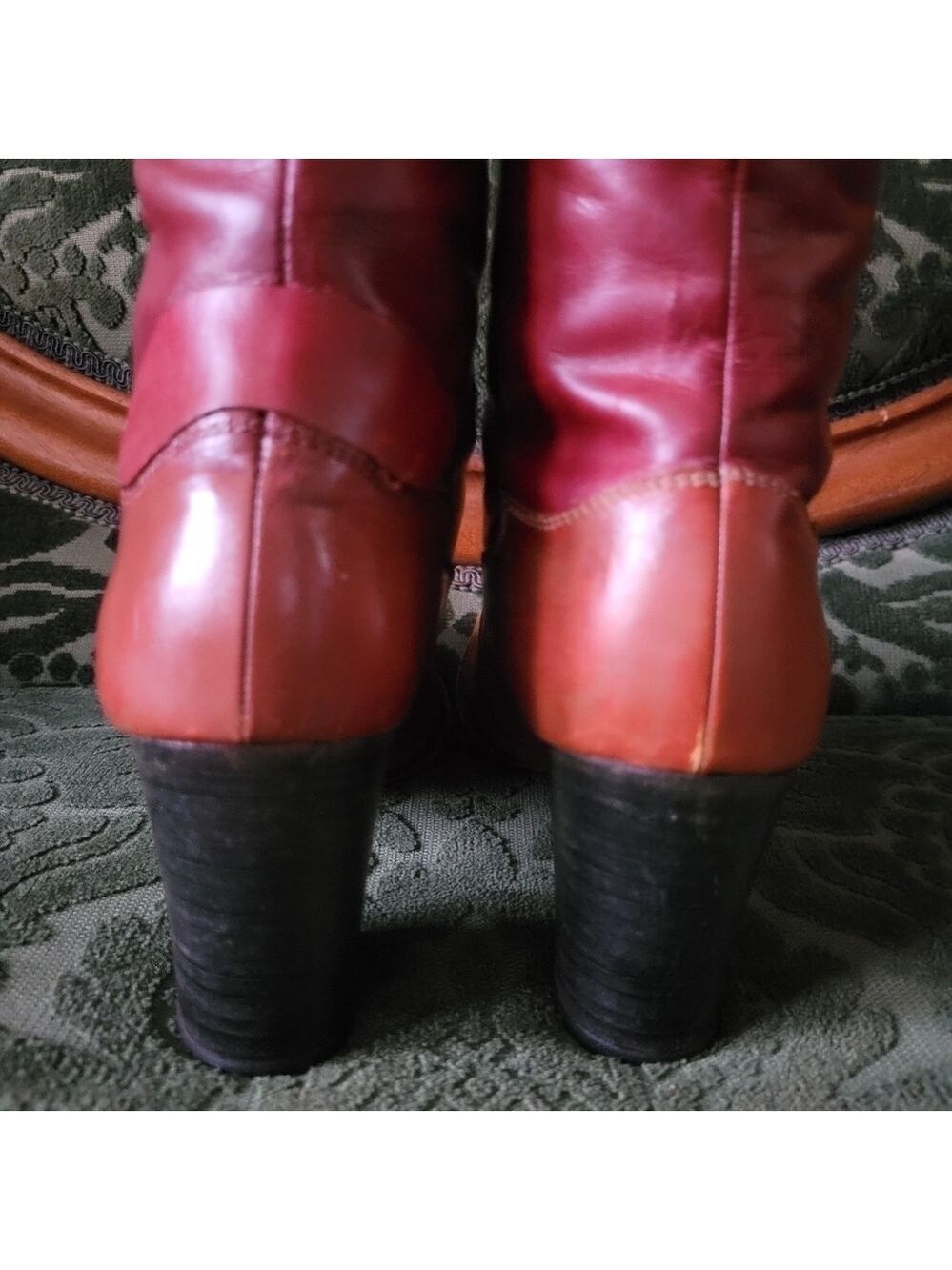 Vintage Yves Saint Laurent 70-71 Fall Collection Victorian Style Tall Boots - Picture 9 of 16